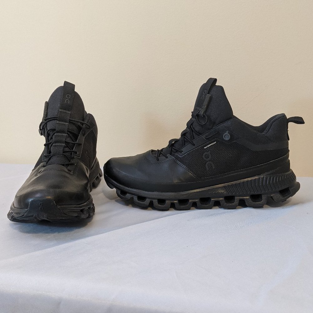 On Hi  Waterproof Hightop Hiking Trail Running Shoes Mens 9.5